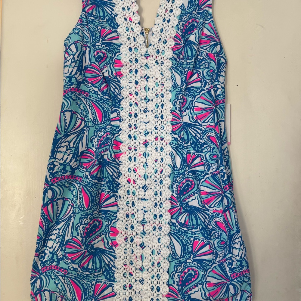 Lilly Pulitzer X Target Blue and Pink Paisley  Dress